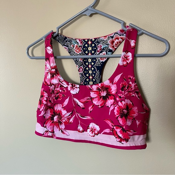 Johnny Was Reversible Sports Bra in Misty Falls - Picture 4 of 7